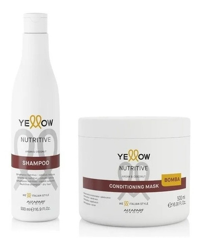 Shampoo Hidratante Yellow Nutritive 500ml Alfaparf