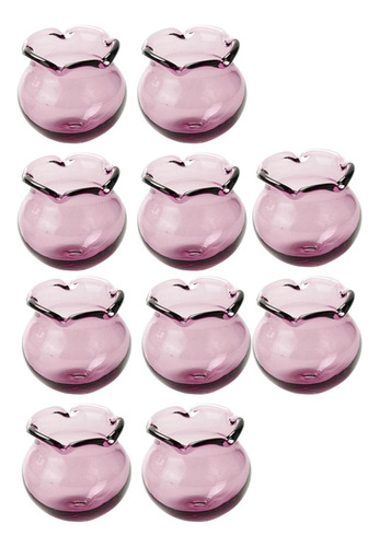 10x Brincos Fazendo Kit Tulipa Contas Soltas Faça Rosa