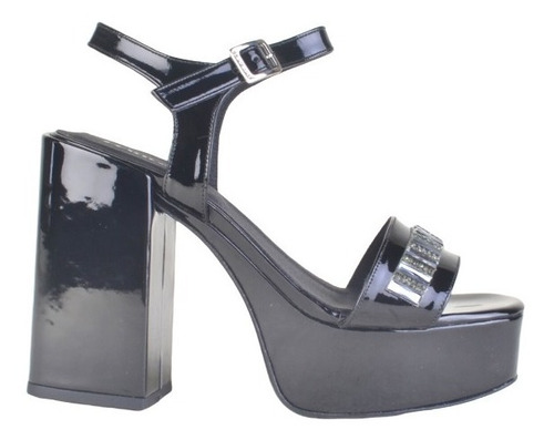 Imagen 1 de 6 de Zapatos Sandalias De Charol De Mujer - Rusha - Ferraro