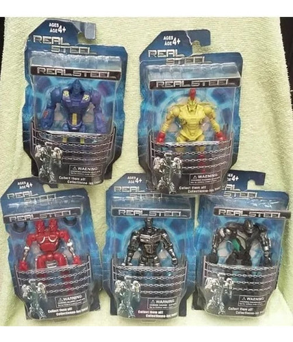 5 Real Steel Gigantes Acero Noisy Twin Atom Midas Zeus (Usado)