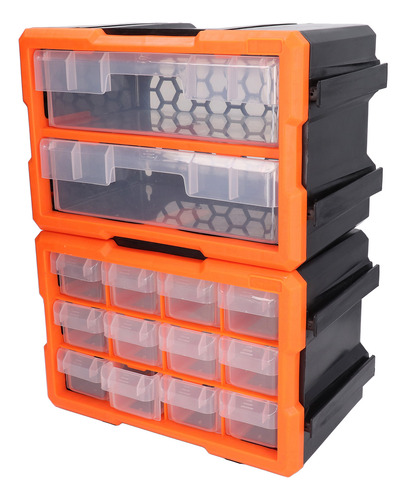 Organizador De Herrajes Toolbox, 2 Cajones, Tornillo De Gran
