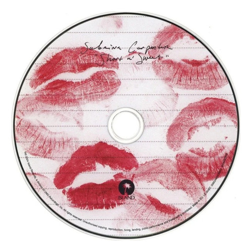 Sabrina Carpenter Short N' Sweet Deluxe Cd