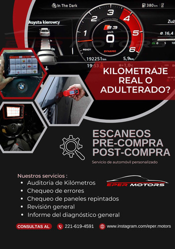 Chequeo Revisión Pre Compra Auto Escaneo Auto La Plata