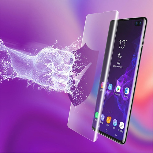 Imagem 3 de 6 de Película Samsung Linha S Gel Hidrogel Hd Todos Modelos