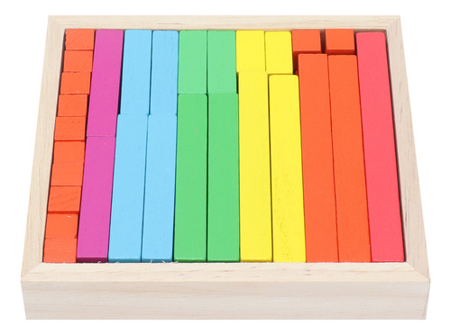 Palos De Madera Coloridos Cuisenaire Varillas Individuales S