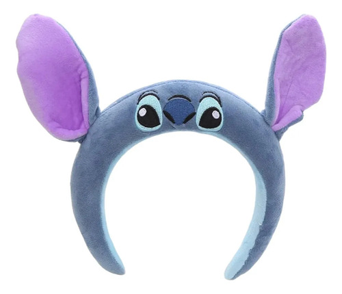 3pcs Diadema De Peluche Diseño Stitch Accesorio Para Cabello