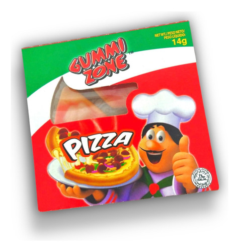Gomitas Gummi Pizza 14 g pack x 10