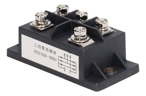 Three Phase Bridge Rectifier 100a 5 Terminals Abs Brass Hea