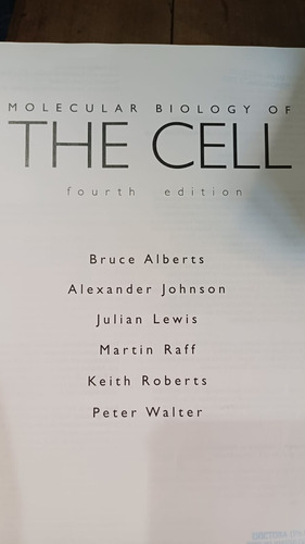 Biología Molecular De La Célula. Bruce Alberts, 2002 Inglés (Usado)