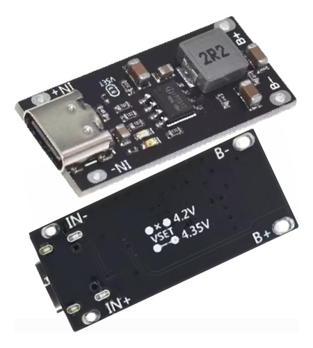 Modulo Carga Rápida Ip2312 1s 3a Ajustable Tipo C. 2 Pzas.