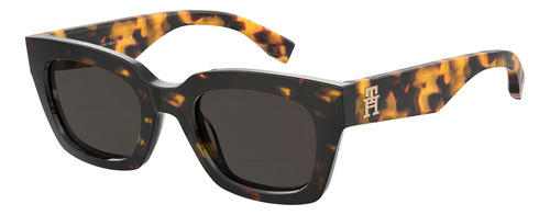 Óculos De Sol Tommy Hilfiger Th2052/s 086-51 havana lente cinza