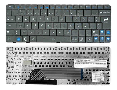 Teclado 82b382-fp7280 Positivo Mobo 5950 5900 Cor Cinza