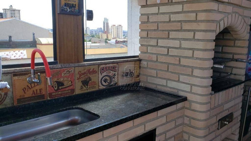 Cobertura Com 2 Dormitórios À Venda, 154 M² Por R$ 445.000,00 - Vila Pires - Santo André/sp - Co5392