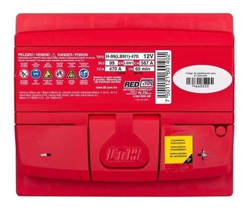 Bateria Lth Hi-tec Ram Promaster Rapid 2021 - H-99-470
