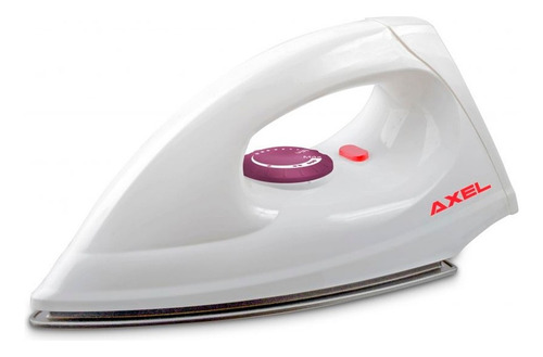 Plancha Seca Axel Ax-pl1200in Base Acero Inoxidable Blanca Blanco