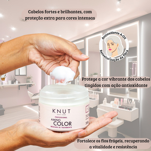 Máscara Tratamento Cabelo Coloração Hidratação Fio Colorido