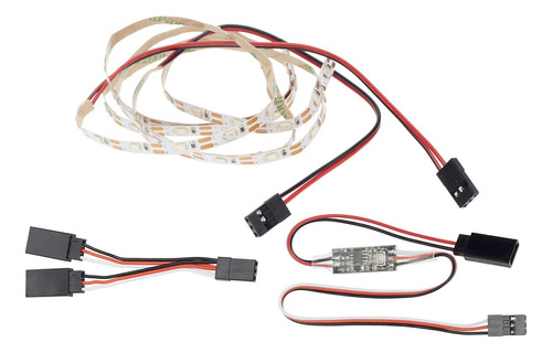 Rc Controlado Levou Luz Tira Brilho Super Para Rc Verde