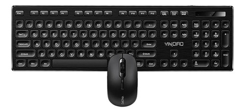 Combinación De Teclado Y Ratón De Escritorio Negro