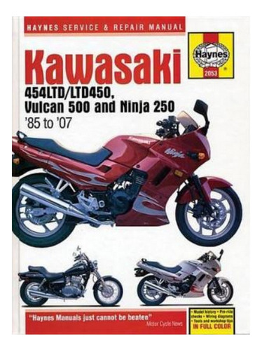 Kawasaki 454 Ltd, Vulcan 500 & Ninja 250 (85 -07) - Au. Eb17