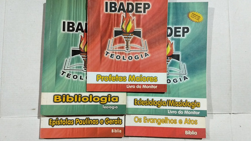Lote Livros Curso Teologia Ibadep Lote E - L1 (Usado)