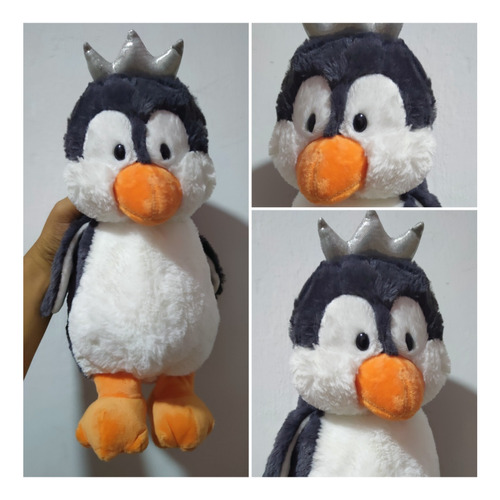 Peluche Pingüino 33cm Importados