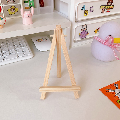 Imagen 6 de 6 de Soporte Ligero De Madera Para Teléfono Móvil Estable Trípode
