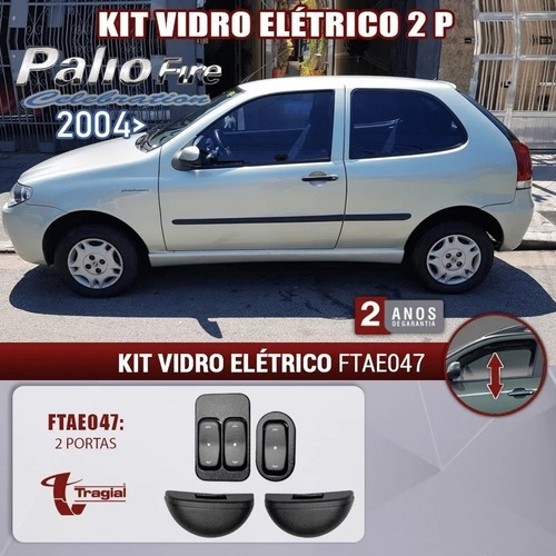 Imagem 2 de 5 de Kit Vidro Elétrico Tragial Palio Strada Fire Celebration El