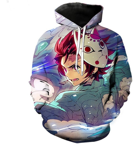 Sudadera Con Capucha Demon Slayer Kamado Tanjirou Fashion