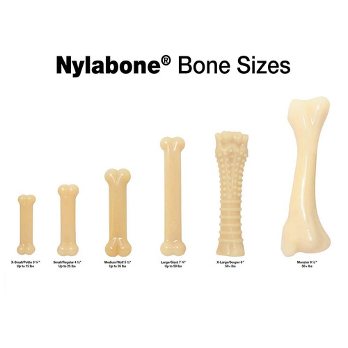 Imagen 4 de 8 de Hueso Nylabone Perro Grande 23kg Dura Power Chew Xl Resiste