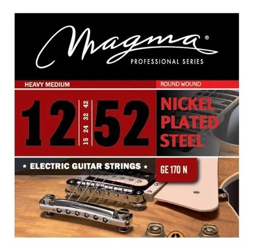 Cuerdas  Guitarra Electrica Magma Ge170n 12-52