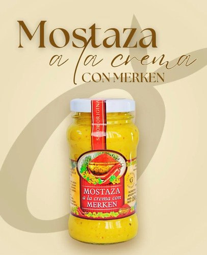 Mostaza Con Merken Picante Granjas Patagónicas X 3 Unidades