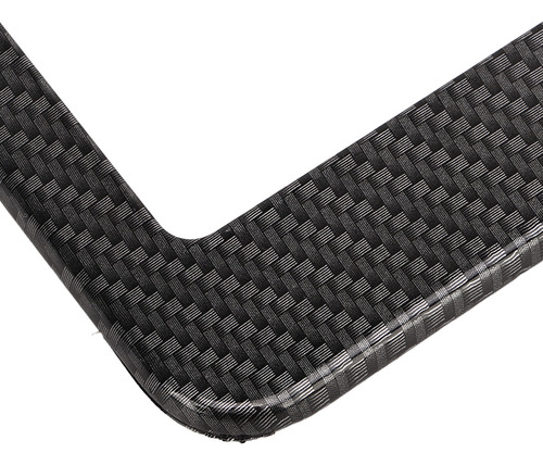Porta Placas De Universal Estilo Fibra De Carbono 1par