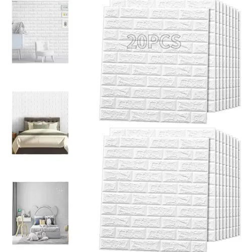 3d Papel Tapiz Patrón Ladrillo Autoadhesivo Pared 20pcs | MercadoLibre