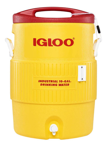 Igloo Enfriador Industrial De Bebidas De 10 Galones, Amarill