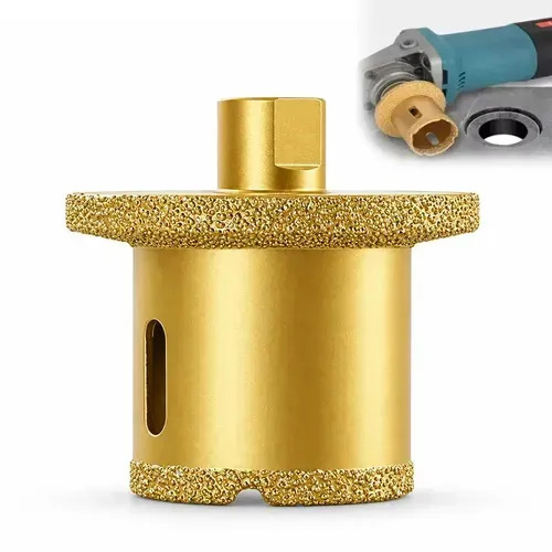 Broca Diamantada M14 60mm esmerilhadeira Para Furadeira Aplicável a ceramica mármore Para Granito