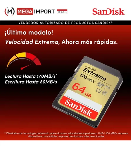 Sandisk hotsell u3 64gb