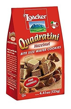 Loacker Quadratini Premium Avellana Galletas De La Oblea, 12