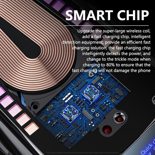 Funda Cargador Inalámbrico Coche For iPhone Y Android New