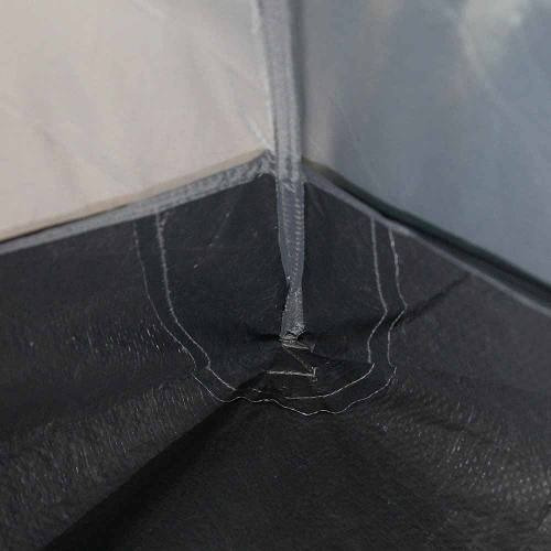 Carpa tipo iglú Laredo Gt con techo para 8/9 personas, gris y azul