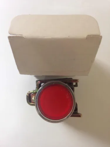 Pulsador Nc Luminoso Rojo