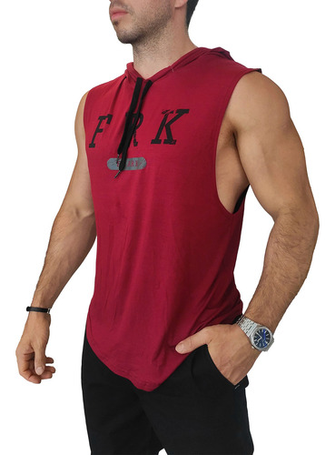 Musculosa Sudadera Capucha Hombre Hoodie Gym Box Frk Fuark