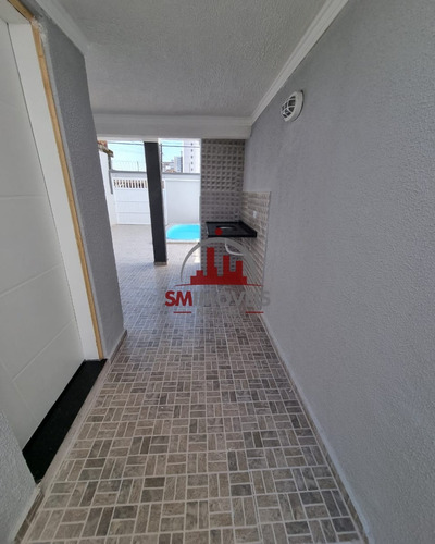 Imagem 15 de 18 de Casa Geminada Com 02 Dormitórios Na Guilhermina Praia Grande - Ca00332 - 69946666