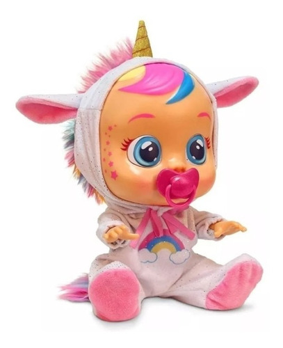 Muñeca Cry Babies Unicornio Dreamy E. Full