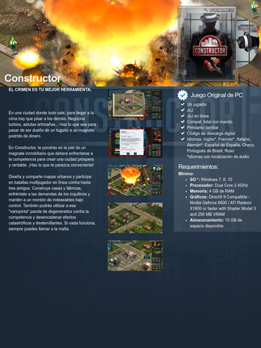 Constructor (1997) - Descarga Digital - Pc #579020