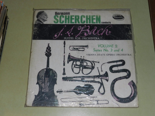 Vinilo 2482 - Suites Para Orquesta Vol 2 - Bach Scherchen 