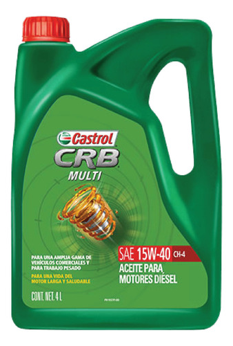 Aceite para motor Castrol mineral 15W-40 para autos, pickups & suv de 1 unidad