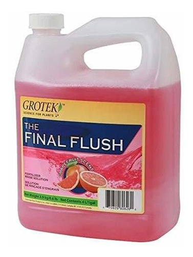 Fertilizante - Grotek Final Flush Toronja Fertilizantes, 4 L