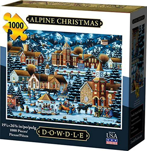 Puzzle Dowdle - Navidad Alpina - 1000 Piezas