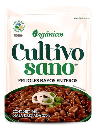 Cultivo Sano Frijoles Bayos Enteros 230g