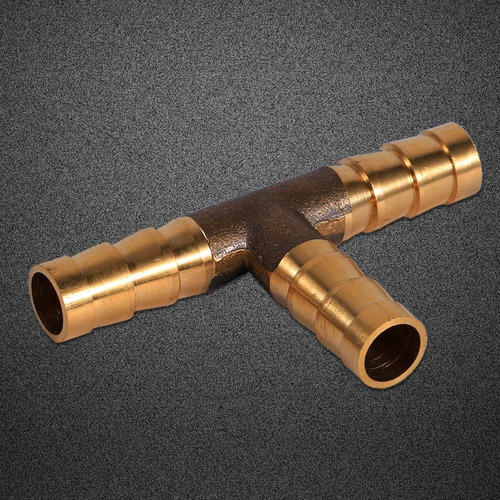 Conector De Combustível 8mm Da Peça Do Bronze T Do Marceneir
